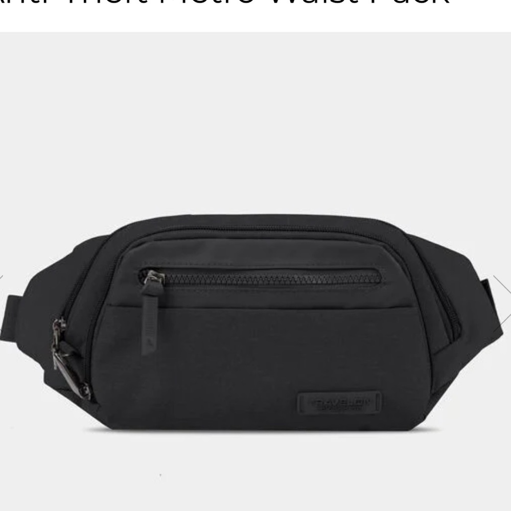 Travelon Black Anti-Theft Metro Waist Pack